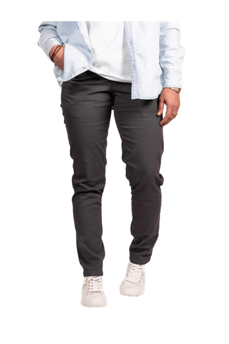 Slim Dark Grey Chino Pants, Main, color, Dark Grey