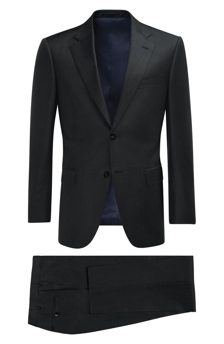 Suitsupply Napoli Slim Fit Solid Wool Suit, Alternate, color,