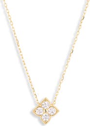 ARGENTO VIVO Floral Cluster Clover Necklace