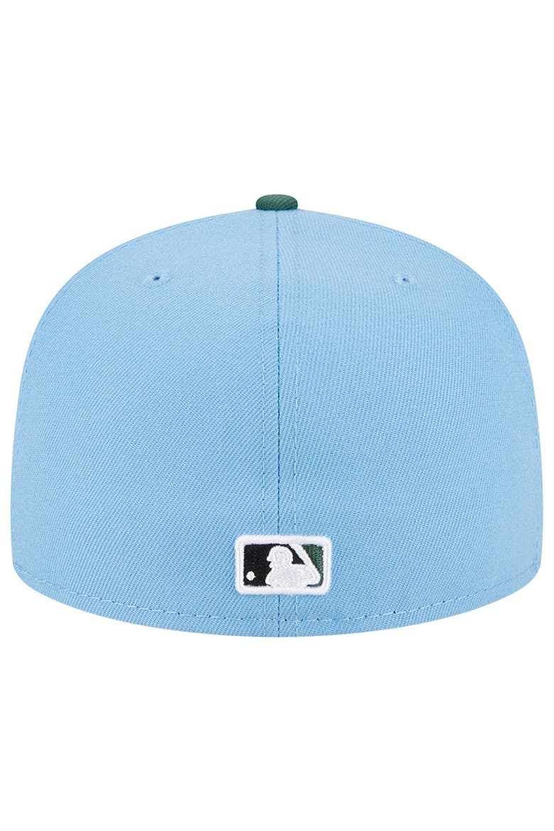 Men's New Era  Sky Blue/Cilantro Toronto Blue Jays 40th Season Anniversary 59FIFTY Fitted Hat, Alternate, color, Light Blue