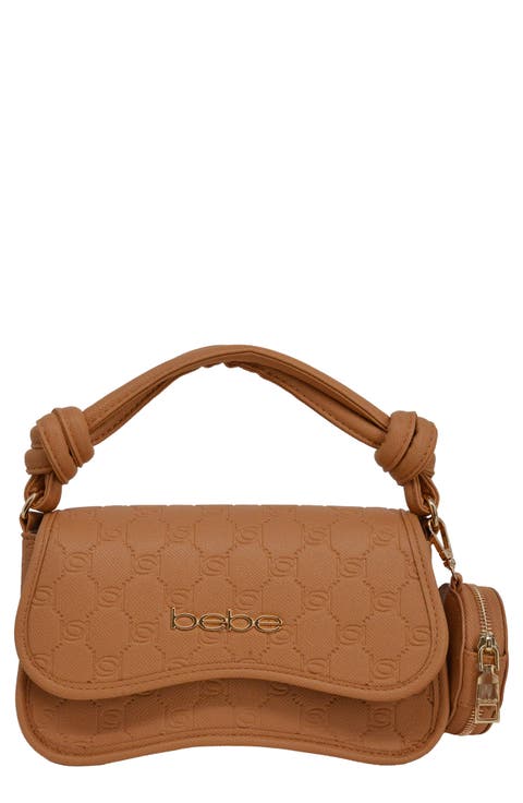 Romina Embossed Satchel with Zip Pouch