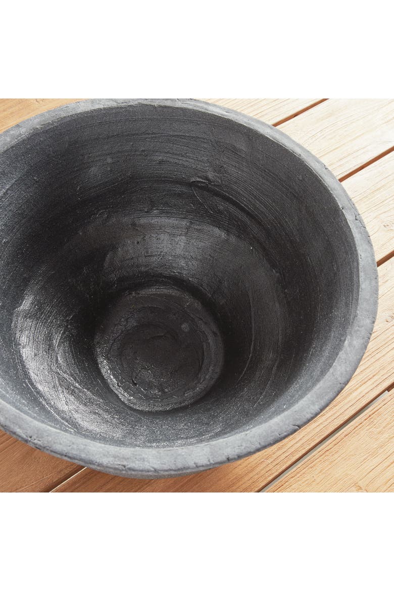 Cedric Decorative Footed Bowl, Alternate, color, Black