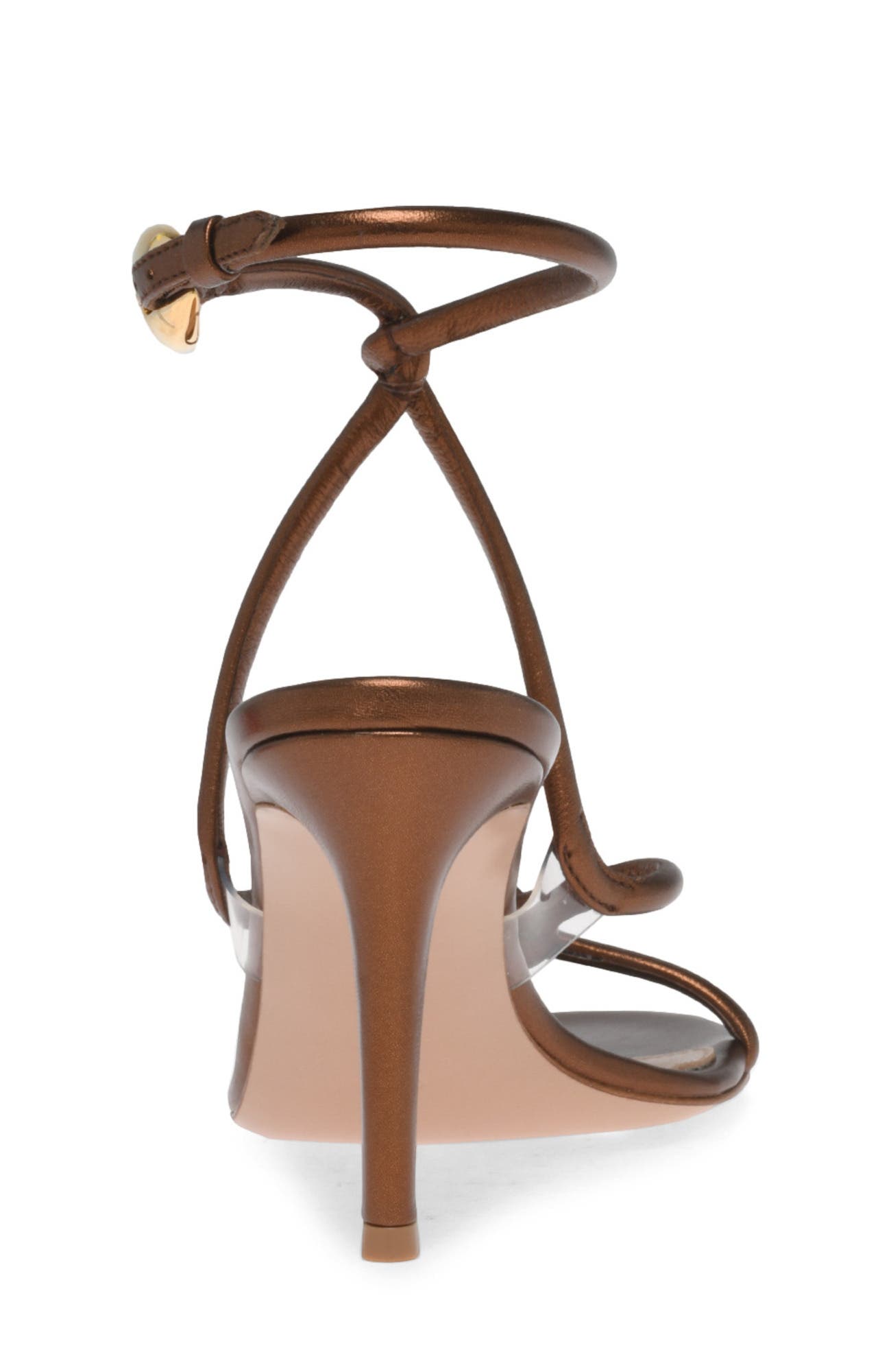 Gianvito Rossi Jungle Mamba 85 Sandals, Alternate, color, Metallic Brown