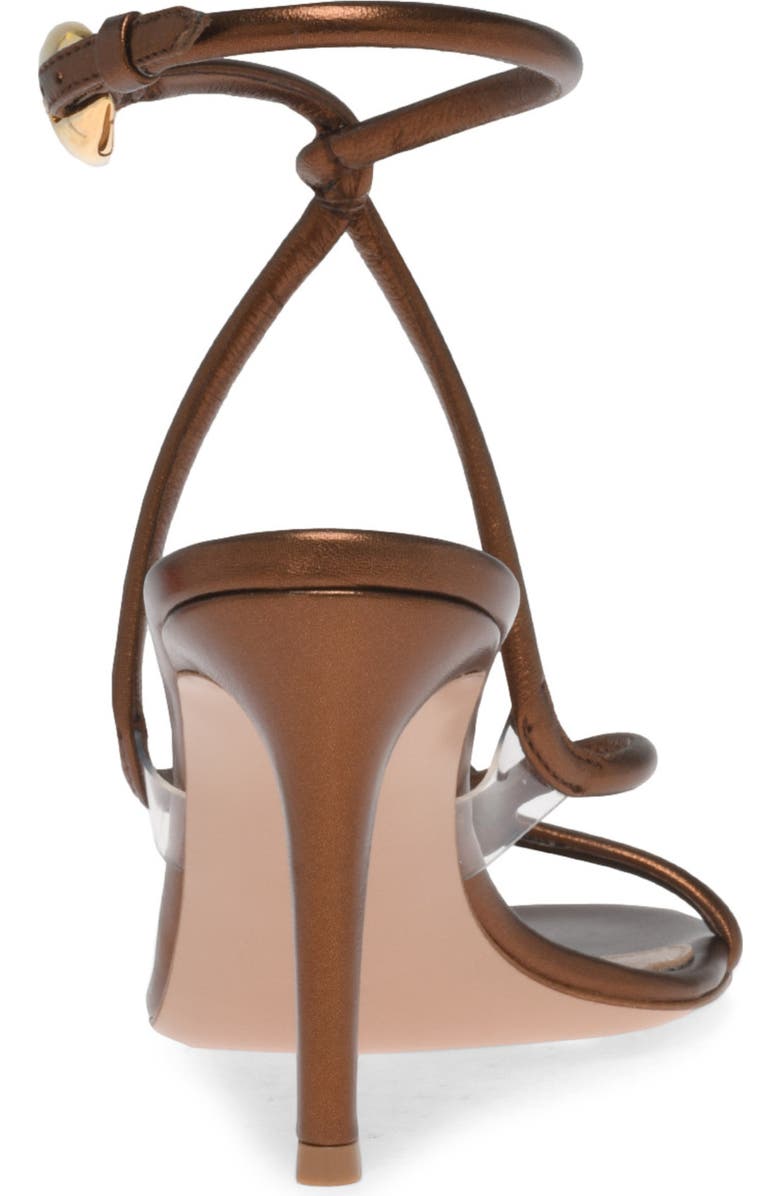 Gianvito Rossi Jungle Mamba 85 Sandals, Alternate, color, Metallic Brown