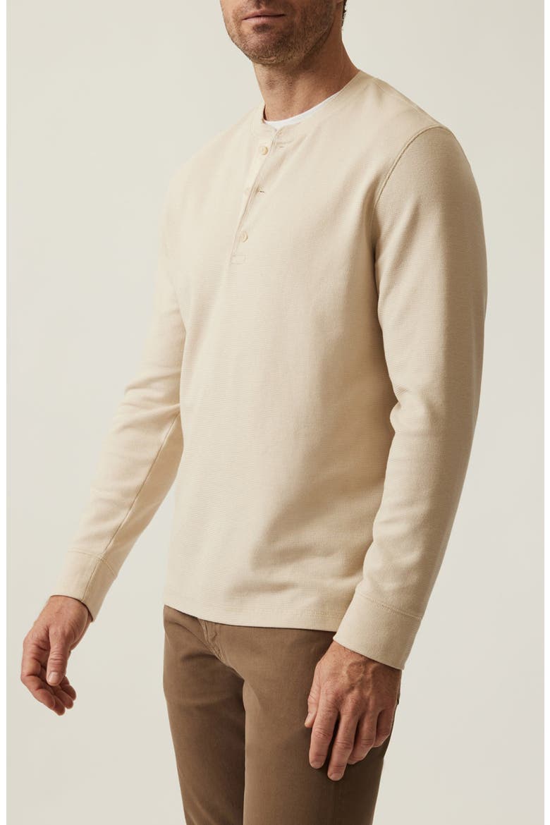 Long Sleeve Pima Cotton Blend Henley, Alternate, color, OATMEAL
