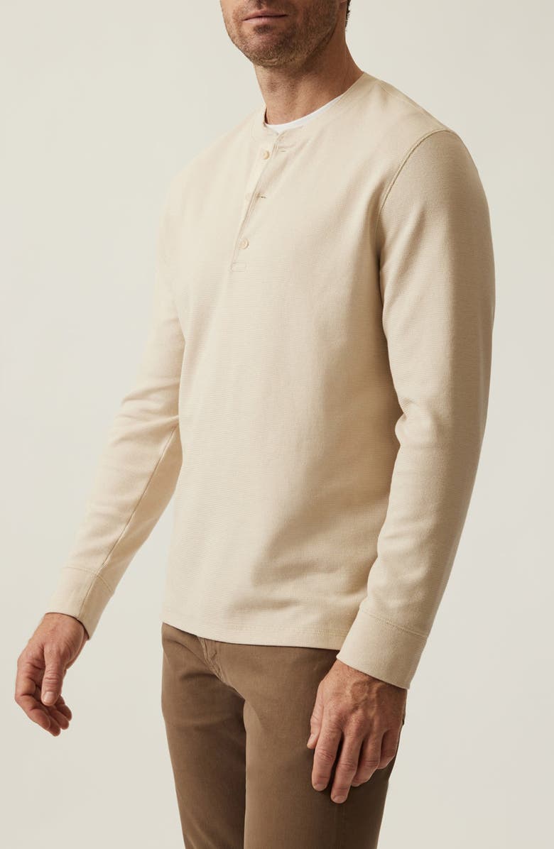 34 Heritage Long Sleeve Pima Cotton Blend Henley, Alternate, color, Oatmeal