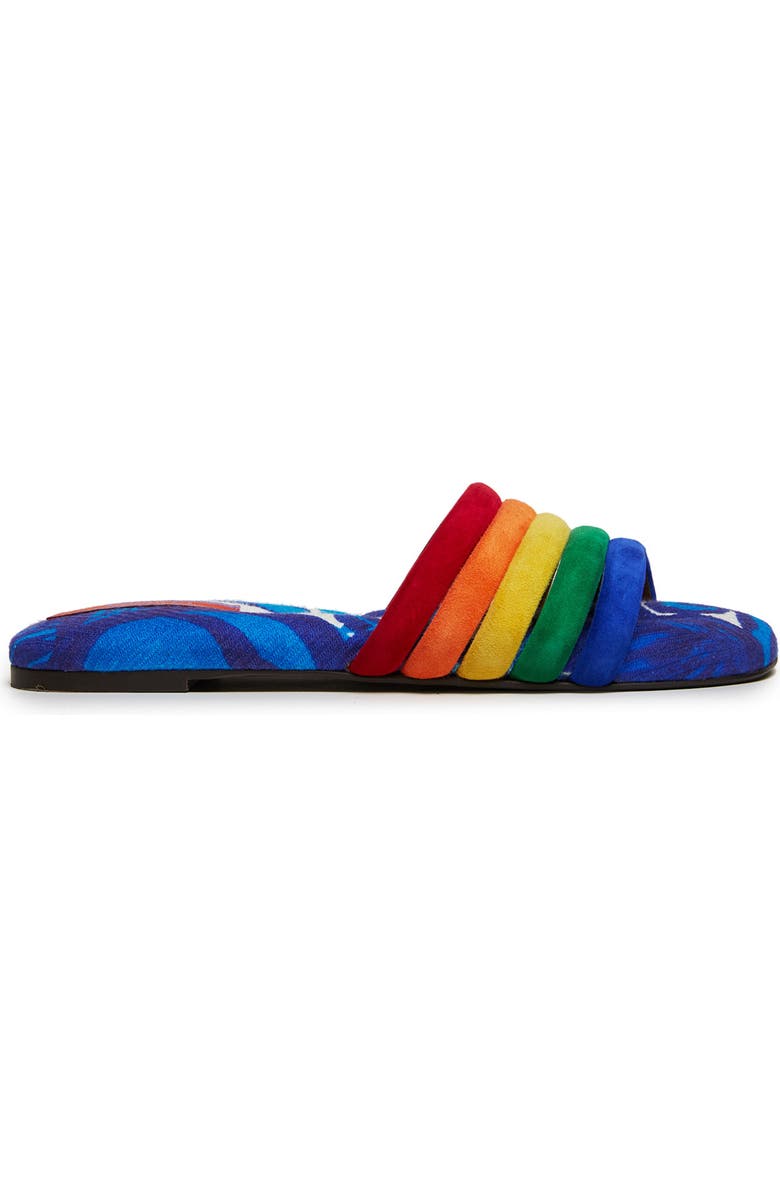 La DoubleJ Tones Slide Anemone Blue, Alternate, color, Anemone Blue