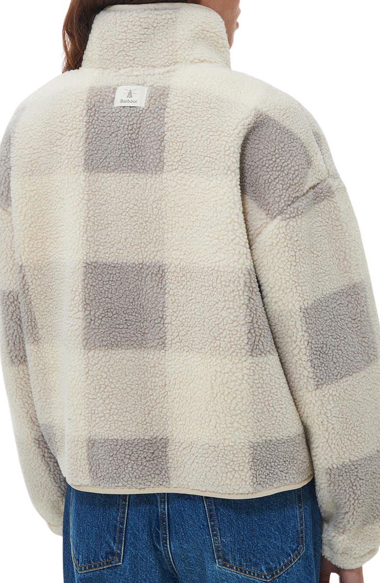 Barbour Lichen Overlayer Polar Fleece Recycled Polyester Jacket, Alternate, color,