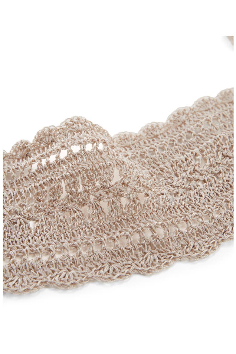 Crochet Belt, Alternate, color, GREY