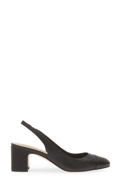 Stuart Weitzman Pearla T-strap Slingback Sandal In Black