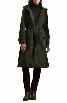 Lauren Ralph Lauren Waxed Hooded Coat