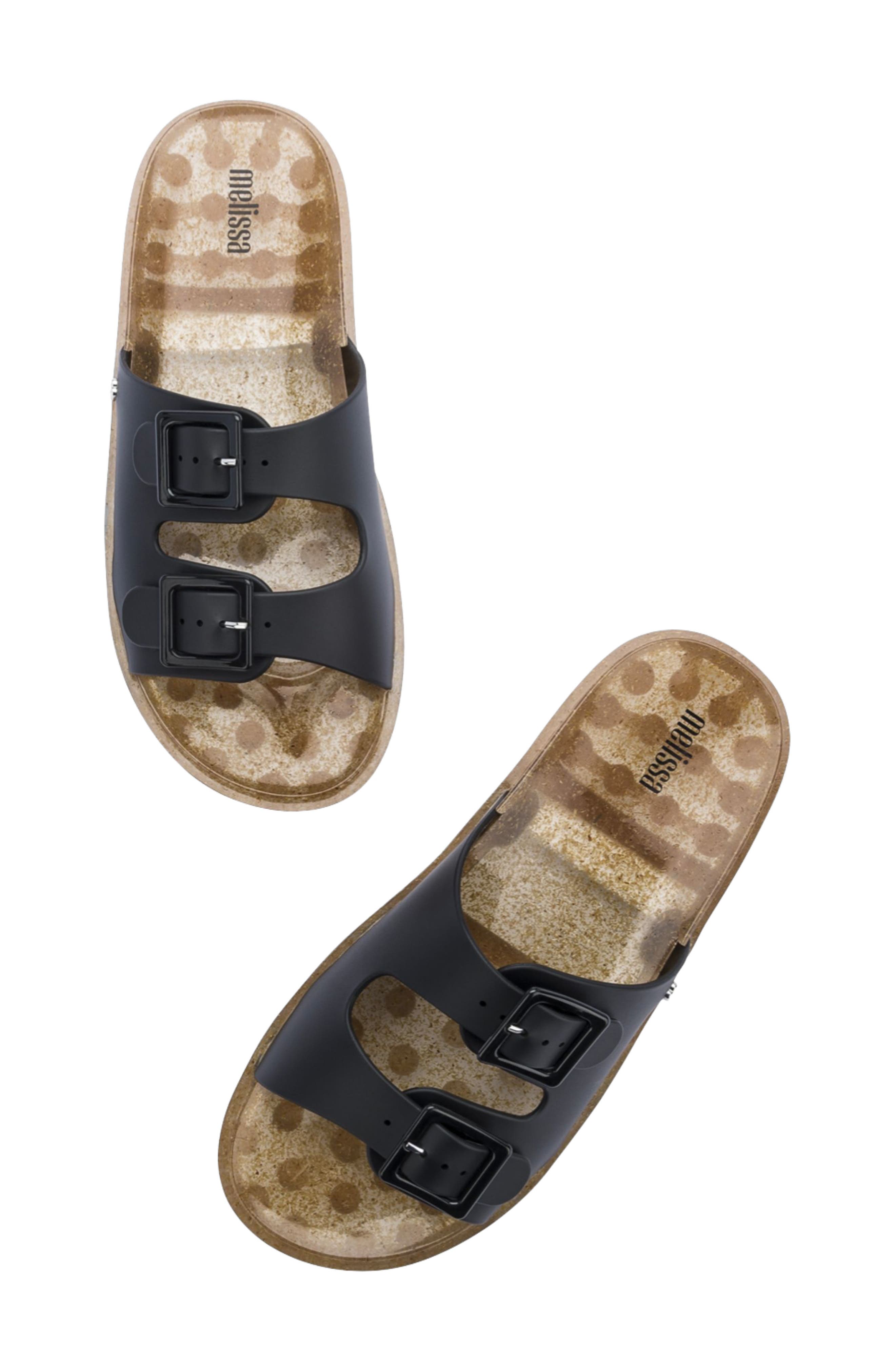 Melissa Double Strap Slide Sandal, Alternate, color, 