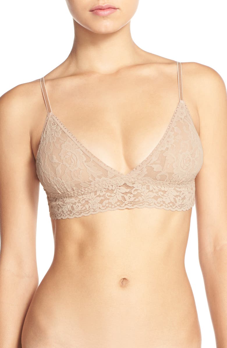 Hanky Panky Signature Lace Padded Bralette, Alternate, color, Chai