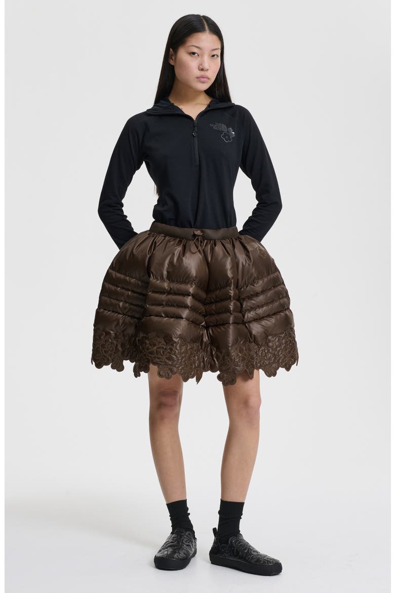 x The North Face Quilted Down Skirt, Alternate, color, SOIL BROWN