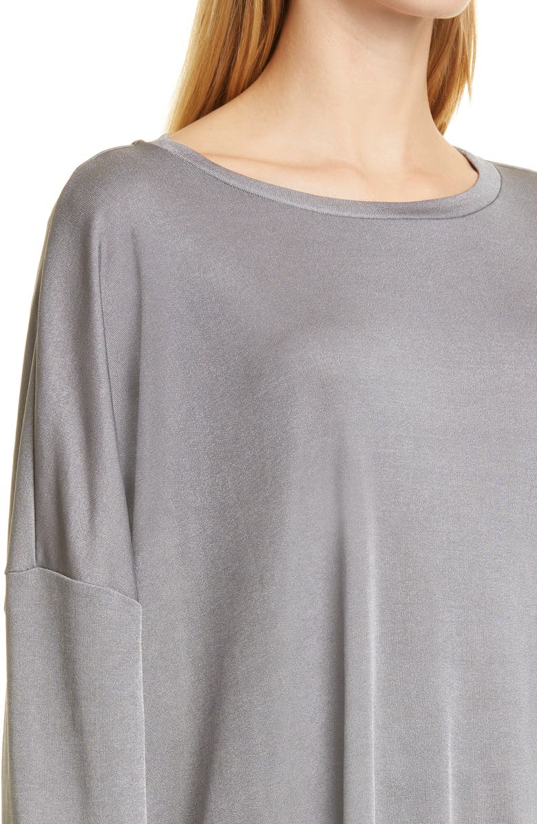 Max Mara Leisure Gio Oversize Jersey Top, Alternate, color, 