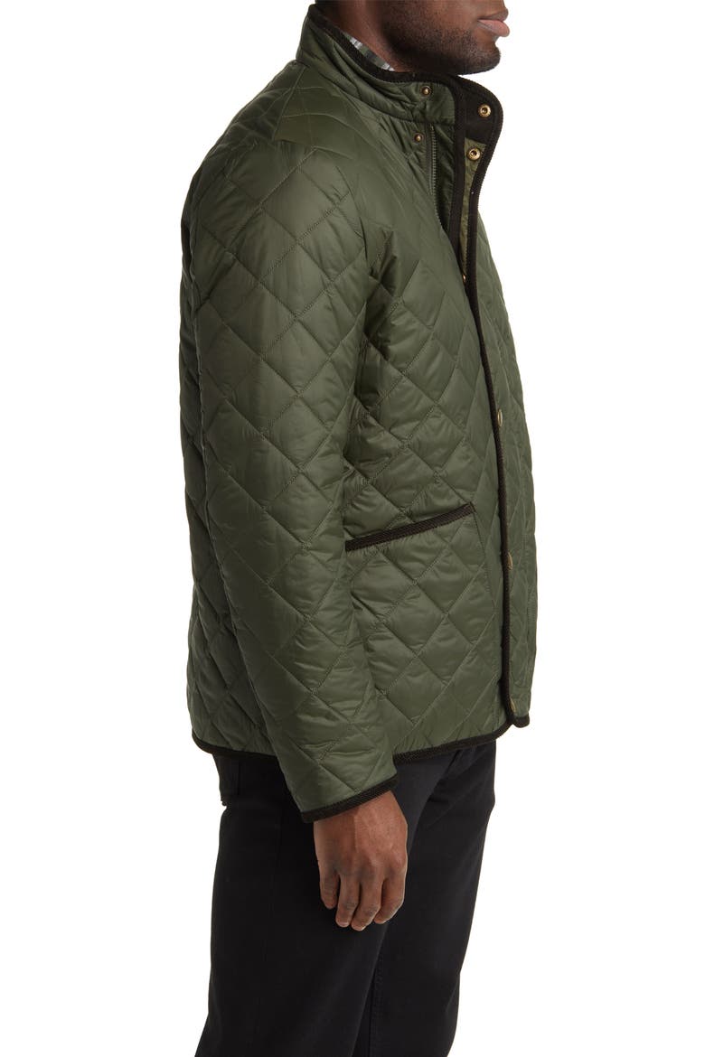 Cavendish Quilted Nylon Jacket, Alternate, color, OLIVE
