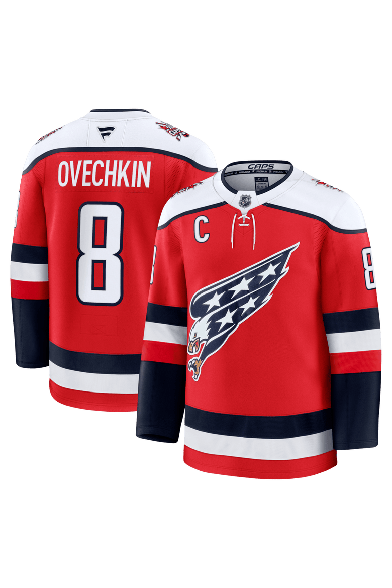 Men's Fanatics Alexander Ovechkin Red Washington Capitals Alternate Premium Player Jersey, Main, color, Red