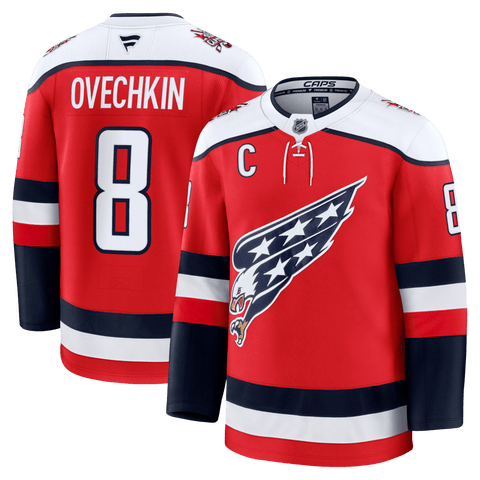 Men's Fanatics Alexander Ovechkin Red Washington Capitals Alternate Premium Player Jersey