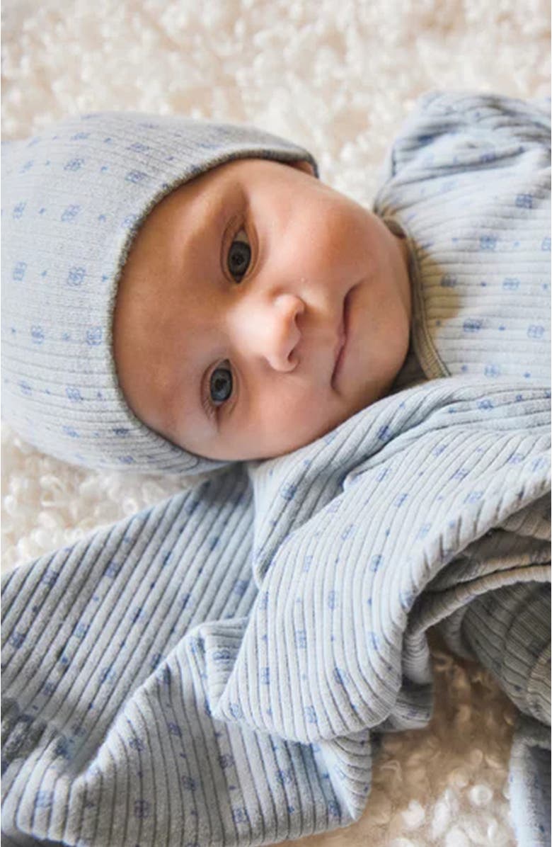 NoggiWear Printed Ribbed Beanie, Alternate, color, 