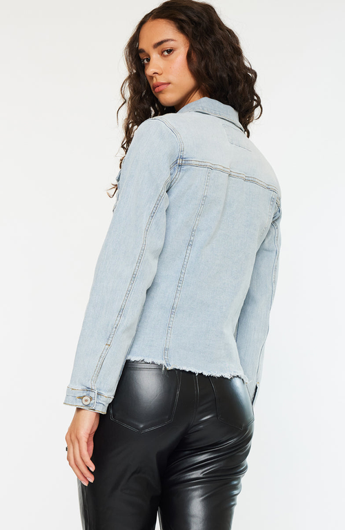 Kancan Wilson Denim Jacket In Blue