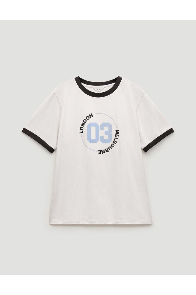 London To Melbourne 03 Graphic T-Shirt, Alternate, color, Off White