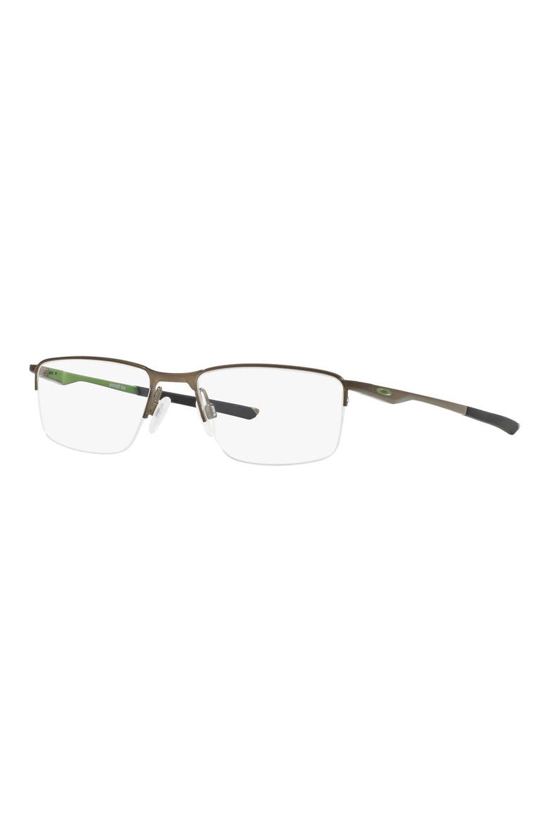 Socket 5.5 54mm Semi Rimless Optical Glasses, Alternate, color, SILVER