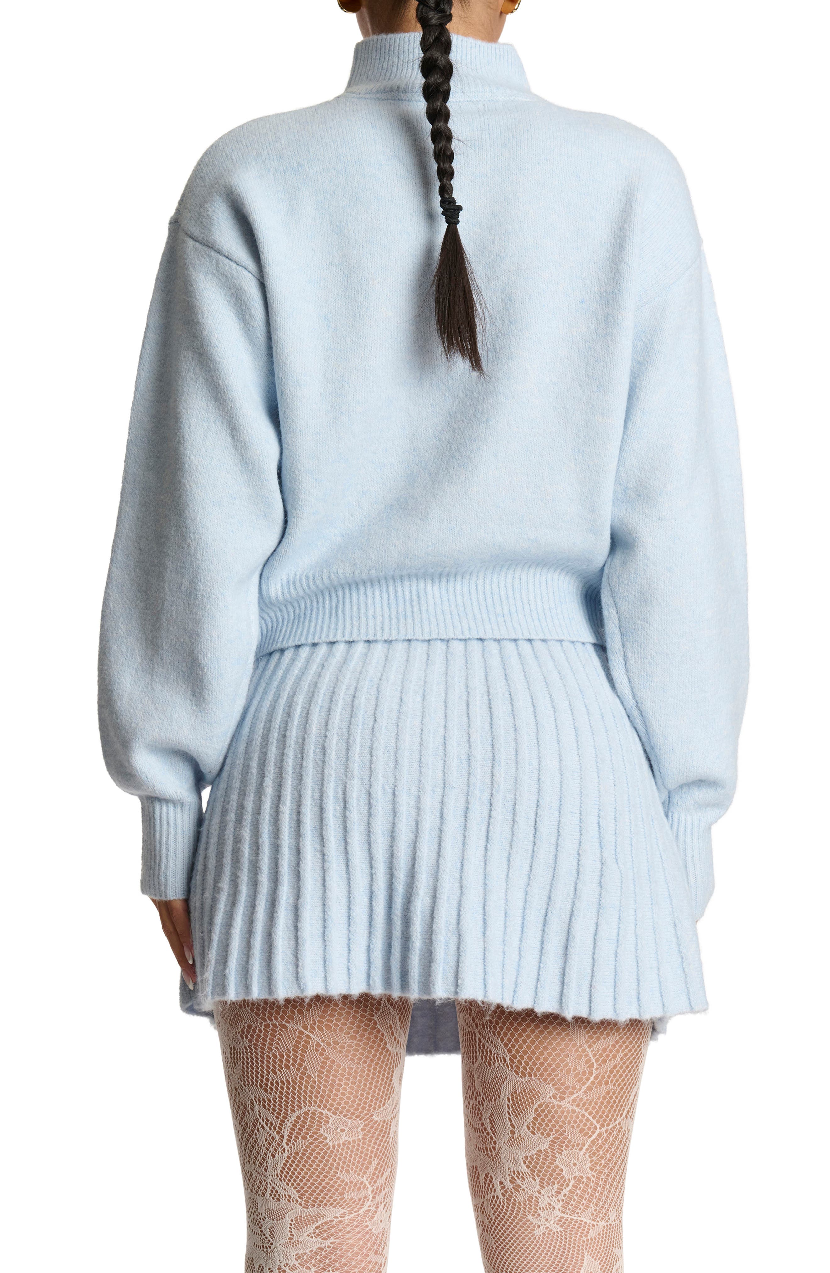 Crop Turtleneck Sweater - image 2