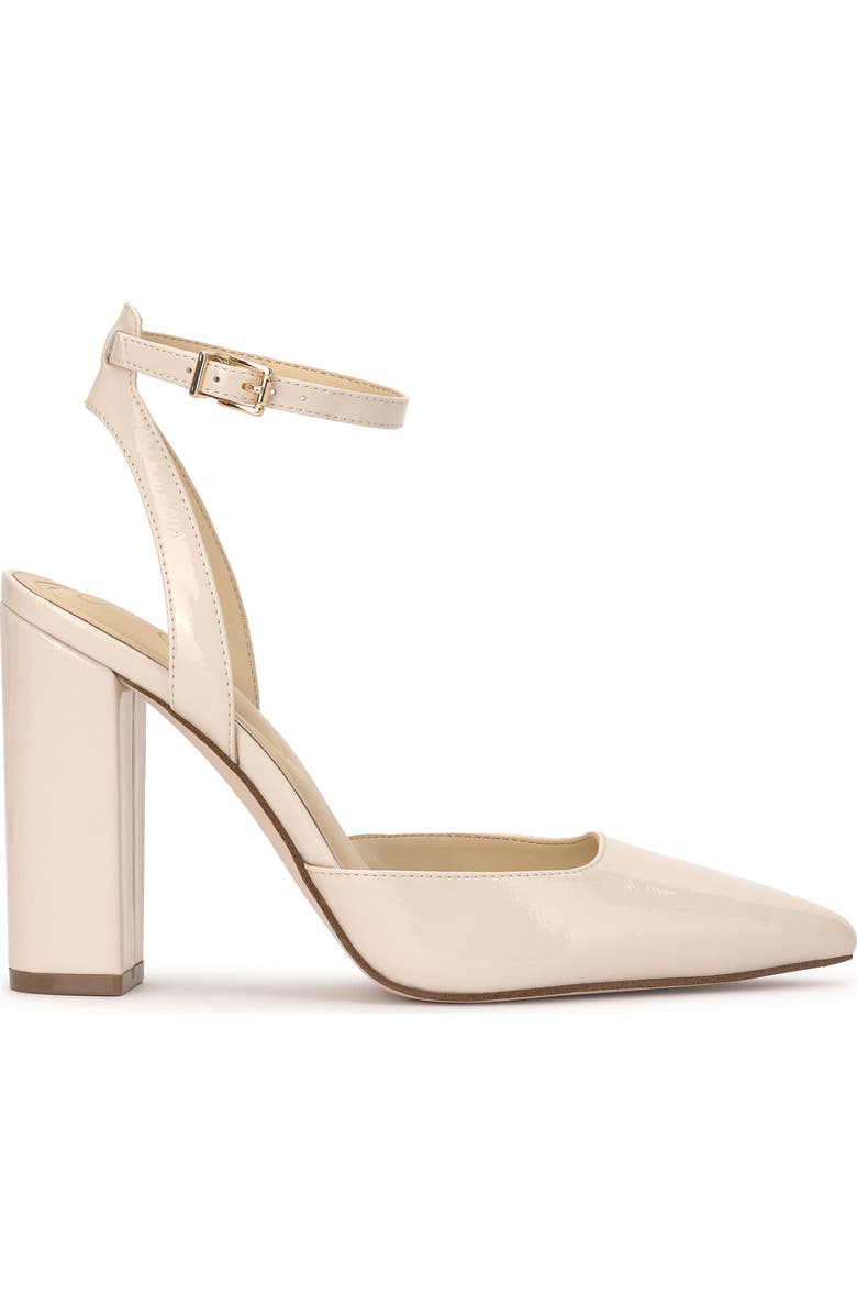 Jessica Simpson Nazela Pointed Toe Ankle Strap Pump, Alternate, color, Chalk 03