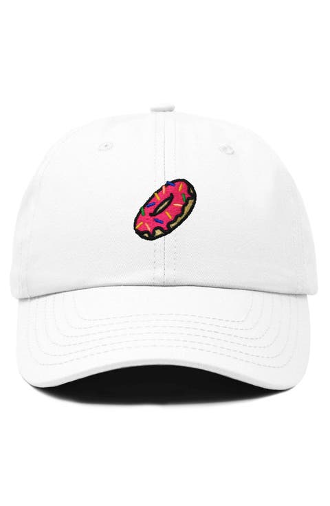 Donut Embroidered Adjustable Cap