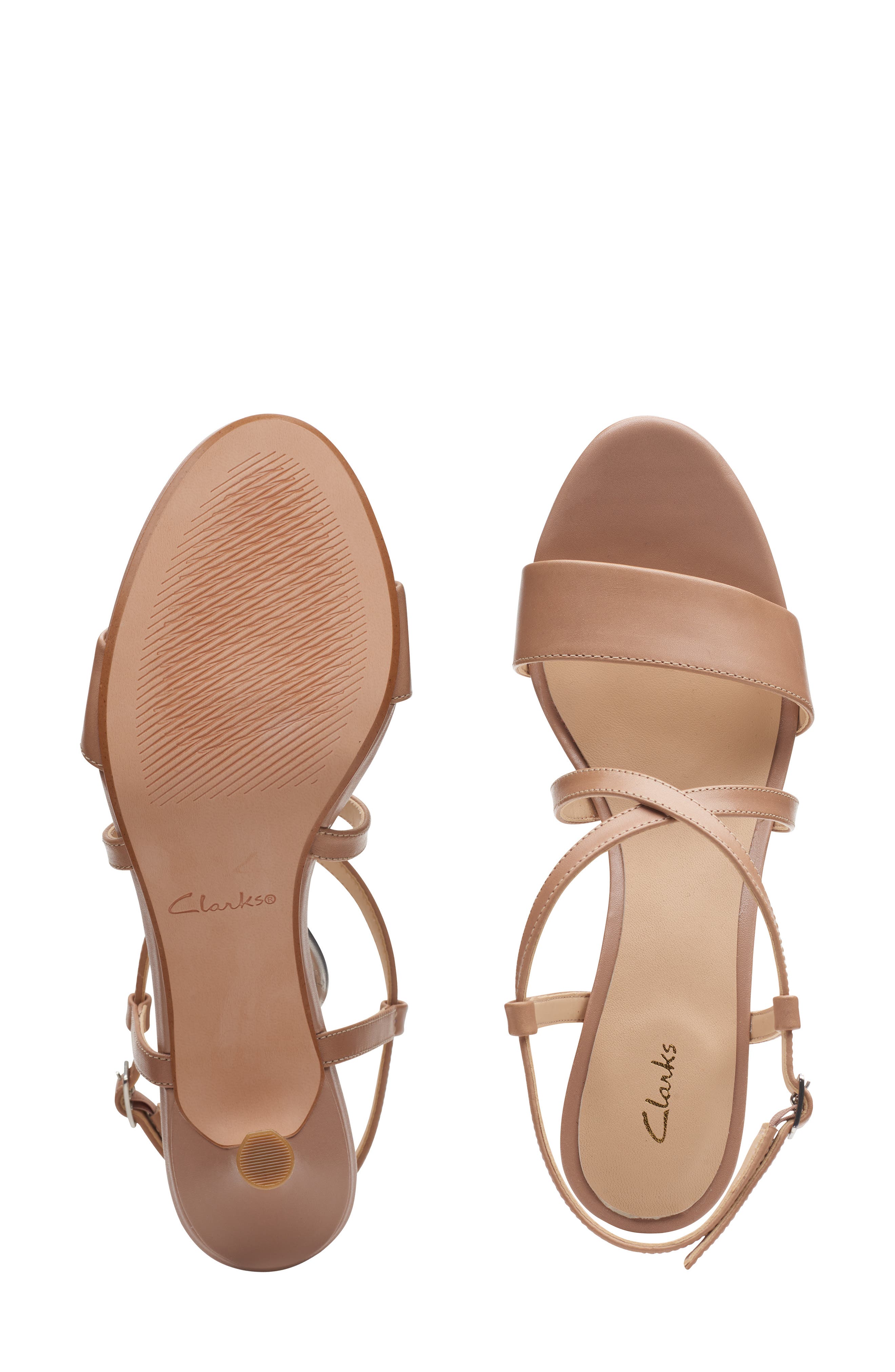 Amali Strappy Sandal, Alternate, color, PRALINE LEATHER