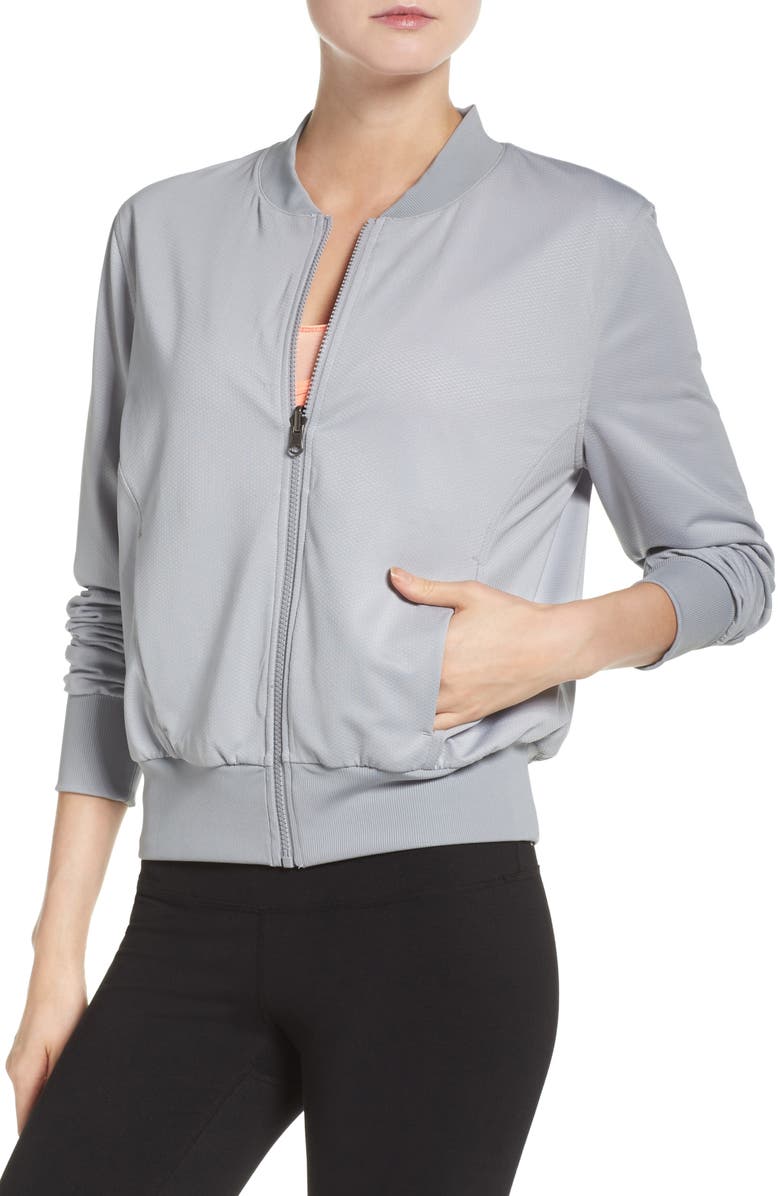 Zella Street to Studio Reversible Bomber Jacket, Alternate, color, 