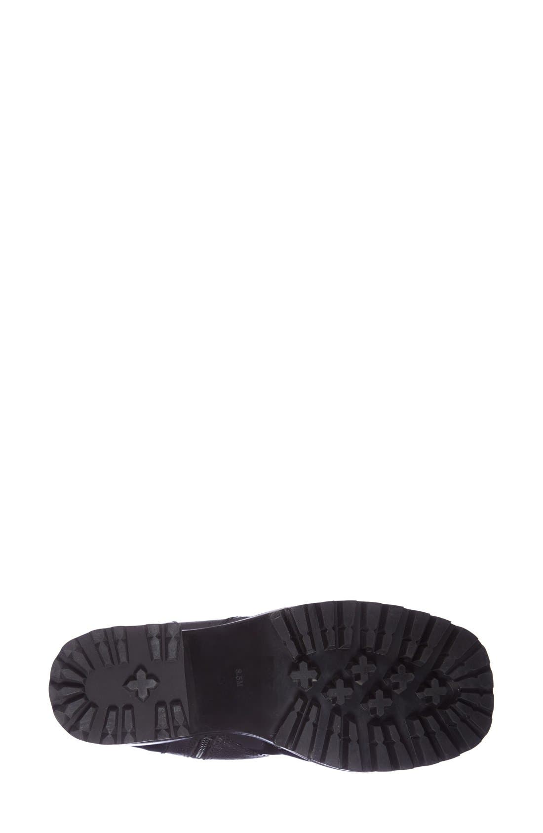 Jeffrey Campbell 'Eureka' Genuine Shearling Ankle Boot, Alternate, color, 