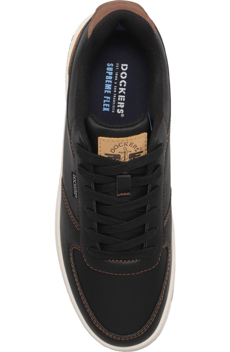 Dockers<sup>®</sup> Frederick Lace-Up Sneaker, Alternate, color, Black/ British Tan