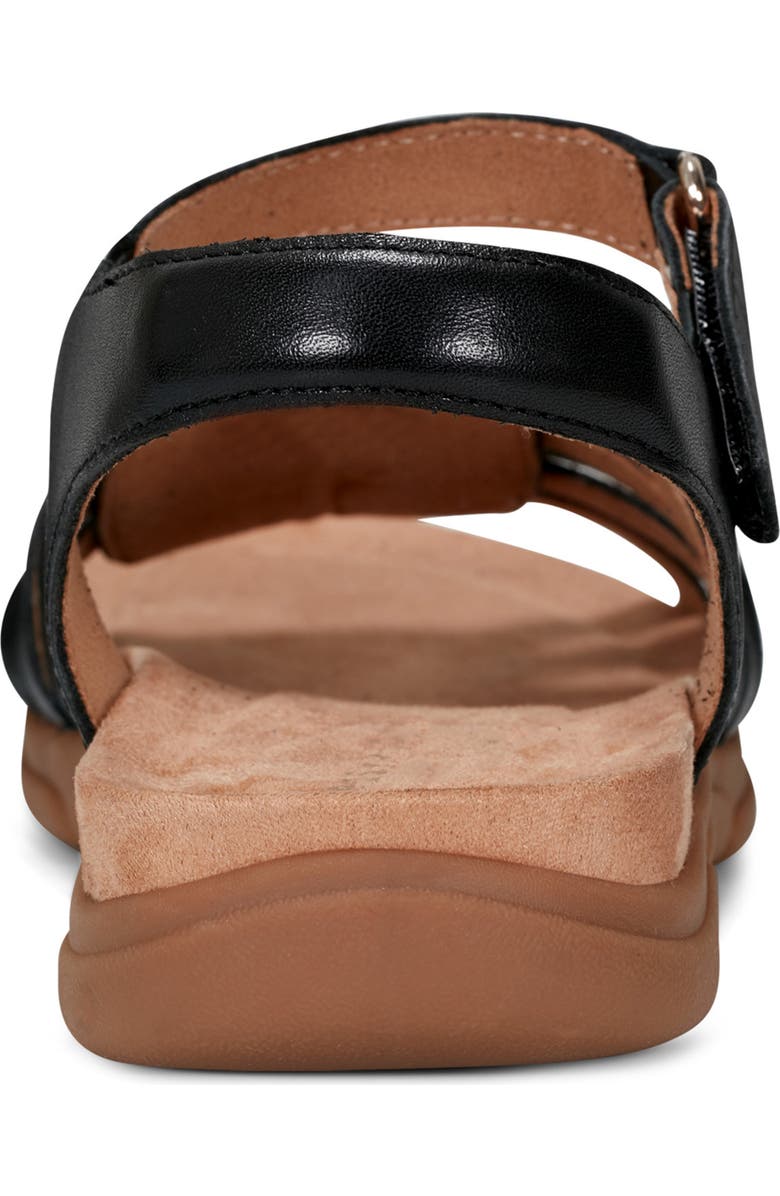 Easy Spirit Marlene Quarter Strap Sandal, Alternate, color, Black
