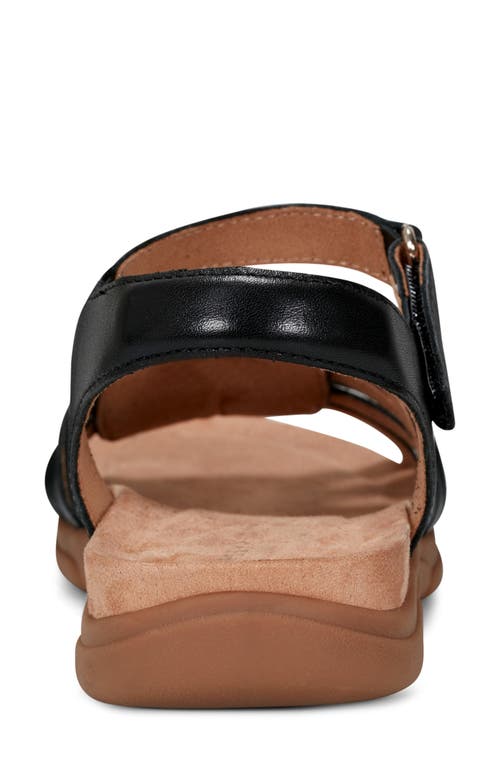 Shop Easy Spirit Marlene Quarter Strap Sandal In Black