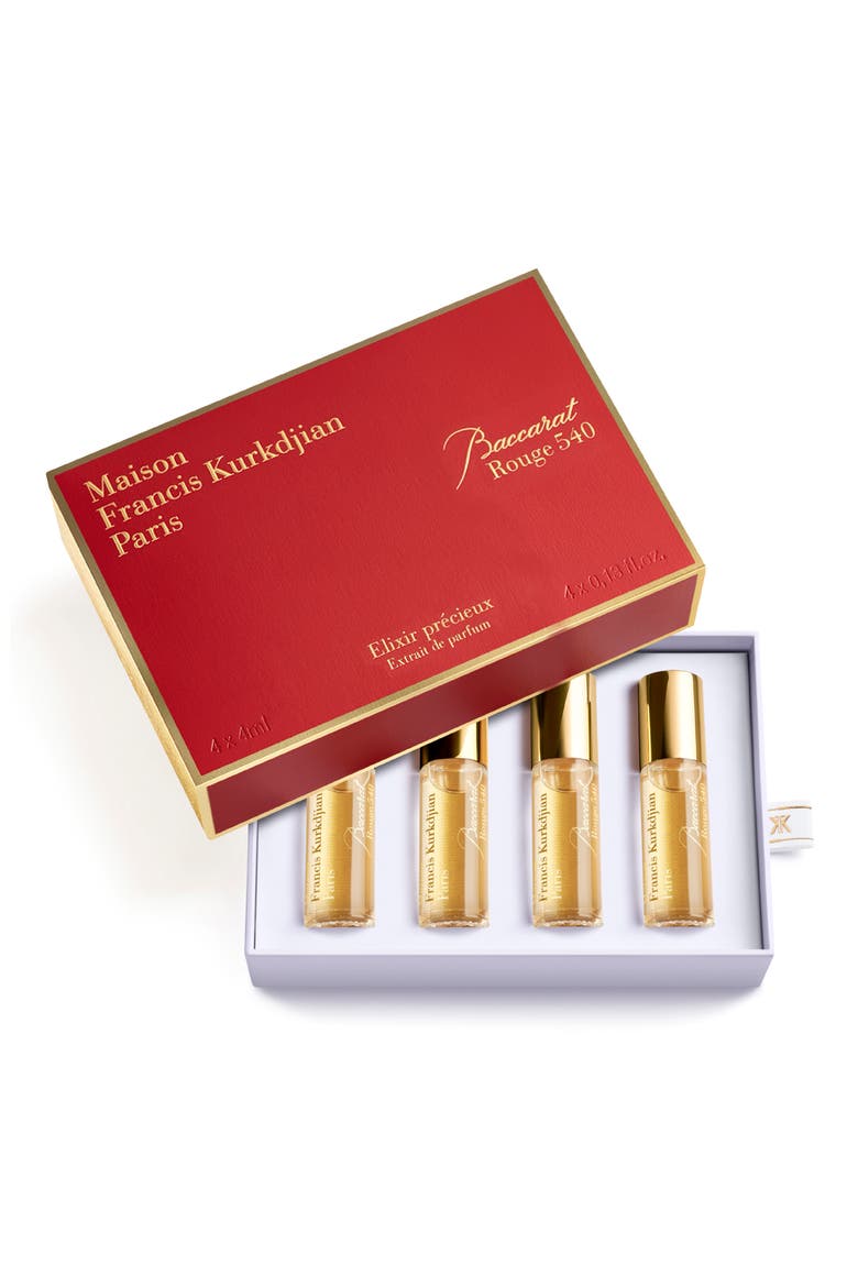 Baccarat Rouge 540 Elixir 4-Piece Roll-On Extrait de Parfum Set, Main, color, NO COLOR