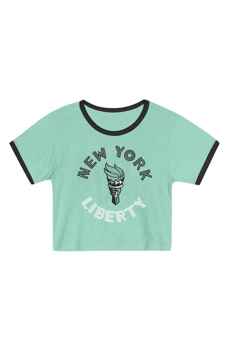 Outerstuff Toddler Outerstuff Mint New York Liberty Double Run T-Shirt & Shorts Set, Alternate, color,