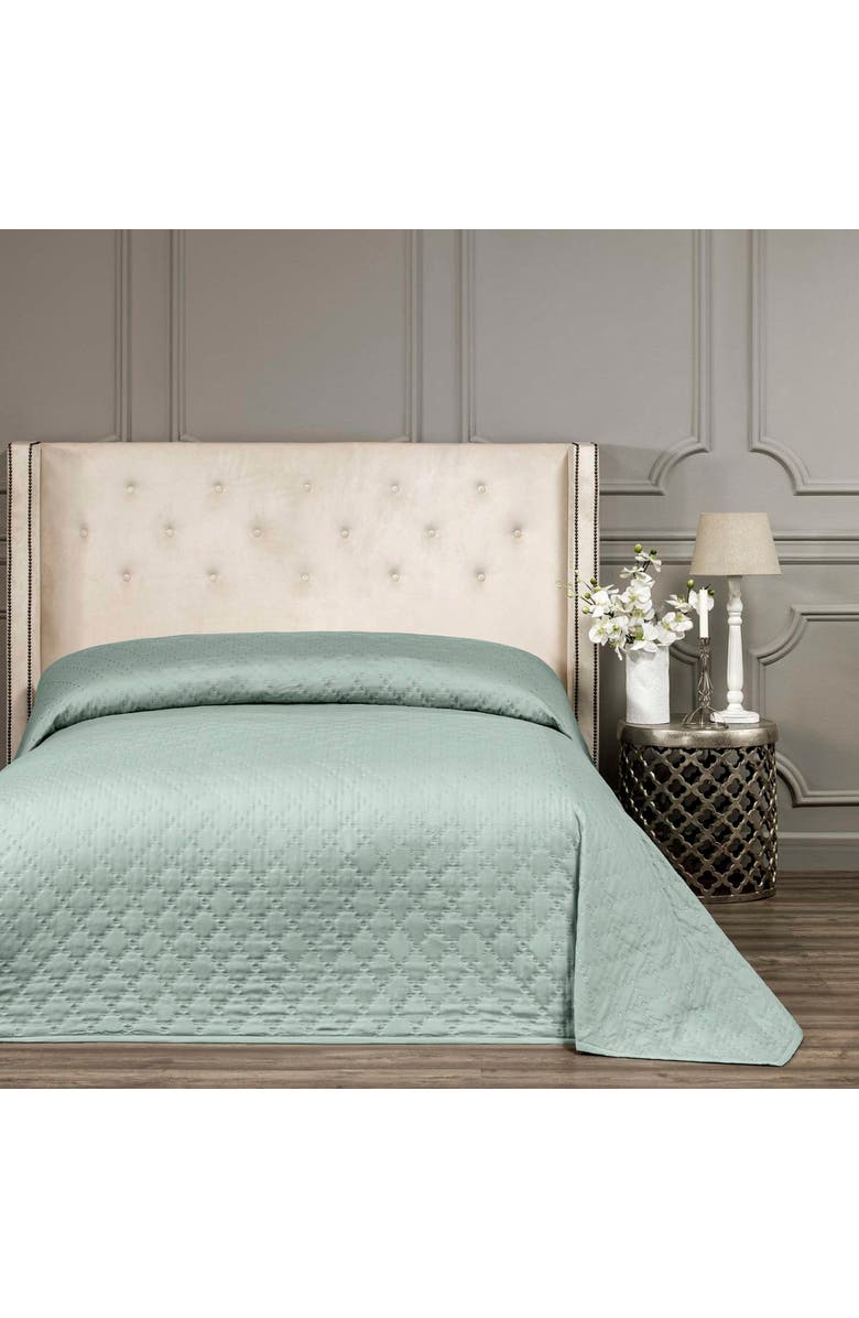 Togas Mistik Bedcover, Alternate, color, Blue-Green