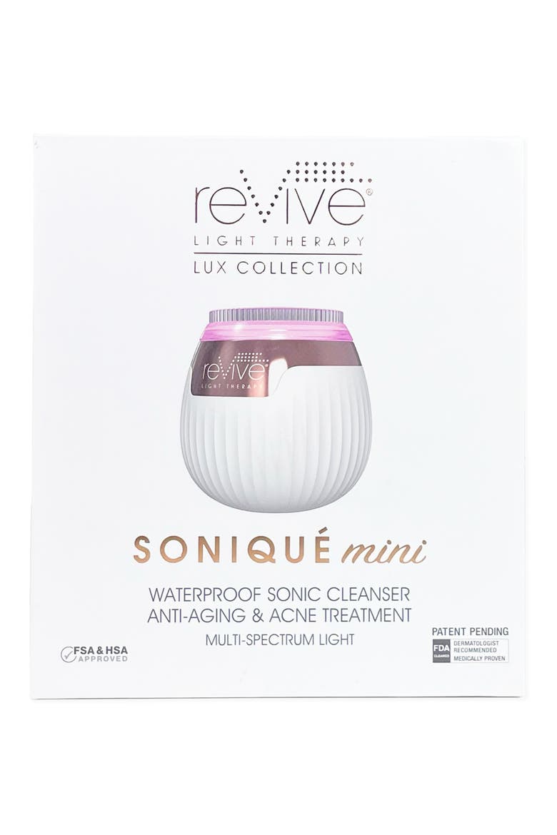 Lux Soniqué Mini LED Sonic Cleansing Device System, Alternate, color, WHITE