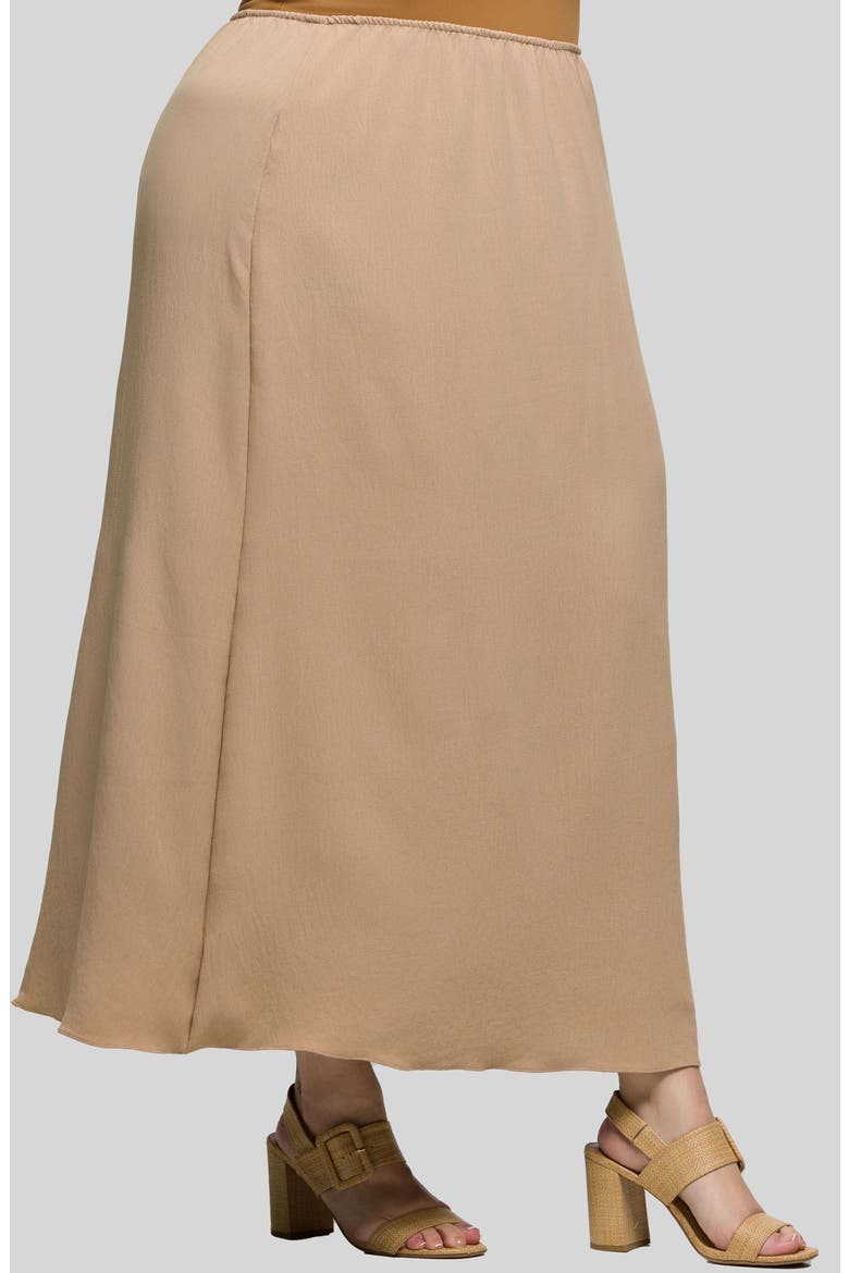 Pull-On Maxi Skirt, Alternate, color, BEIGE