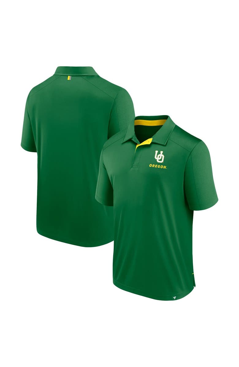 FANATICS Men's Fanatics Green Oregon Ducks Fundamental Defender Polo, Main, color, 
