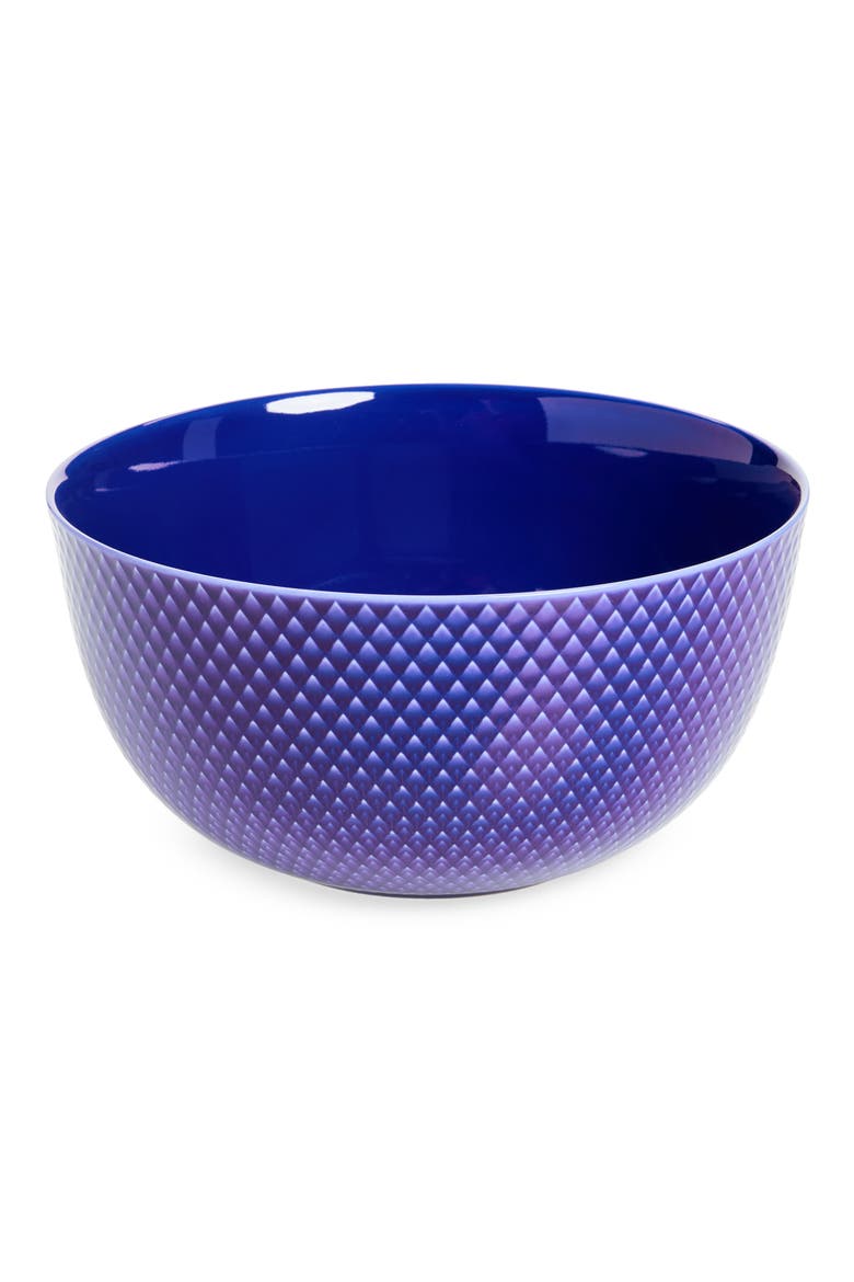 Rhombe Color Serving Bowl, Main, color, DARK BLUE