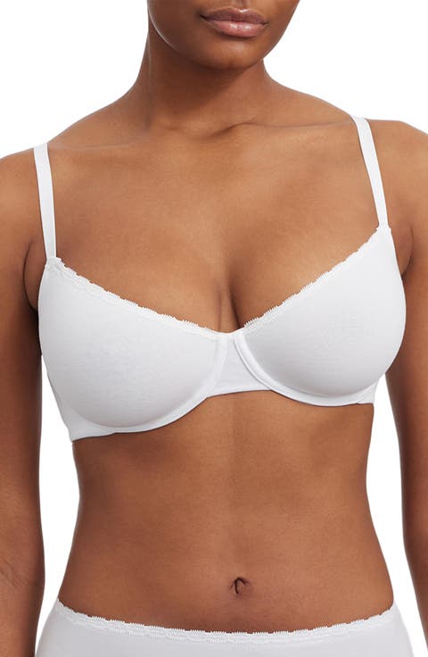 Adorned Cotton Underwire Bra