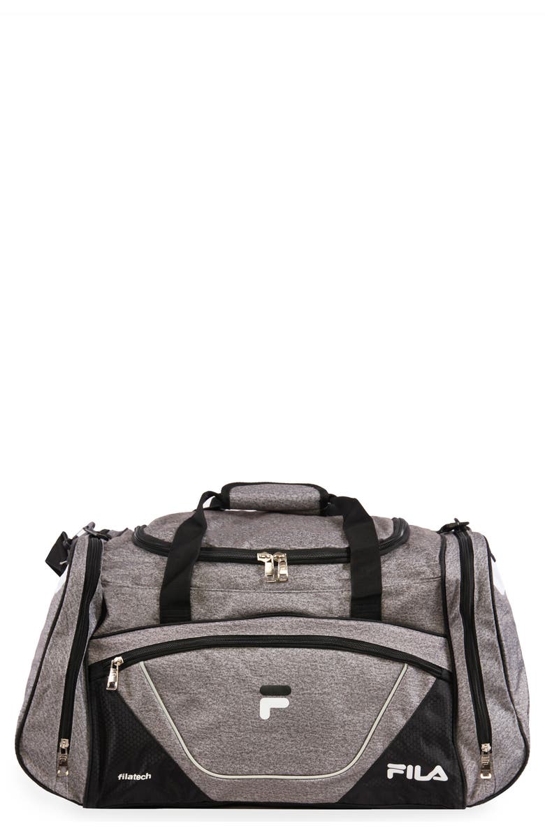 FILA Acer 25-Inch Duffle Bag, Main, color, Heather Grey