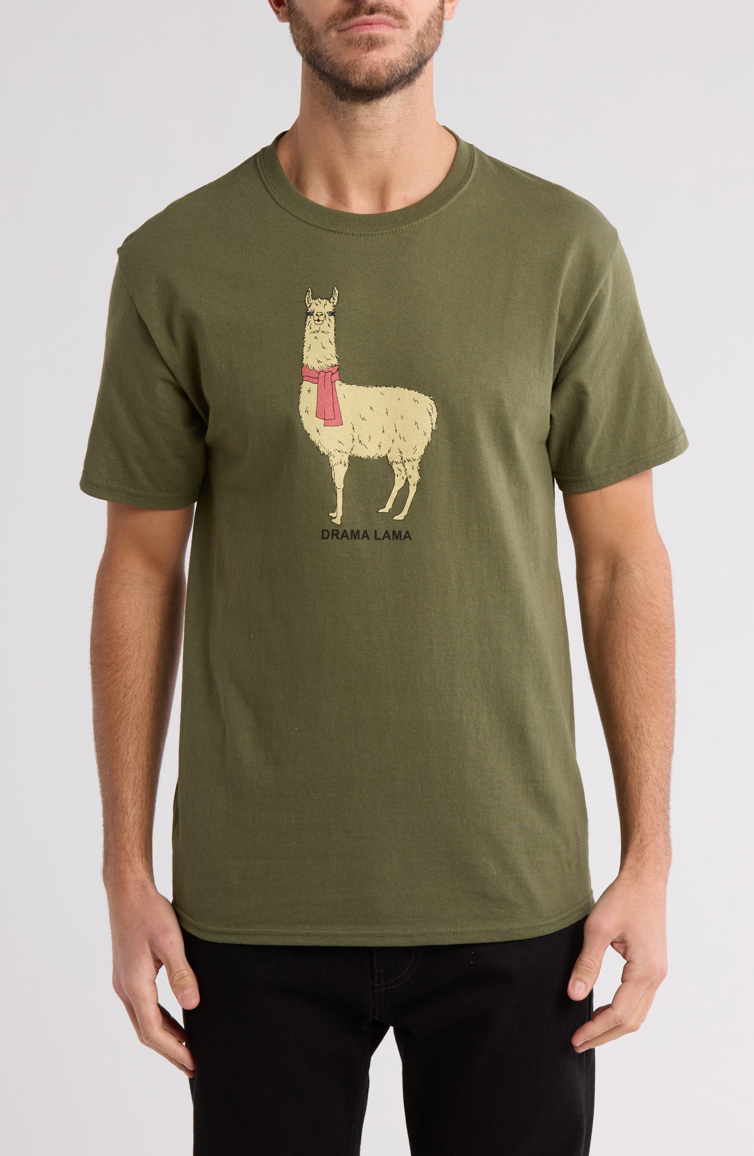 Altru Drama Llama Cotton Graphic T-Shirt (Men) | Nordstromrack