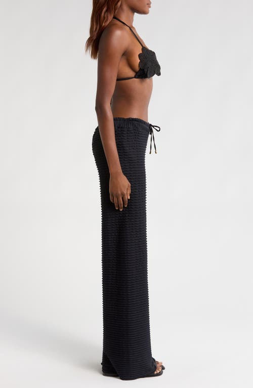Pq Swim Parker Wide Leg Cover-up Pants In Midnight