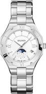 BALMAIN WATCHES Be Balmain Diamond Moon Phase Bracelet Watch, 33mm