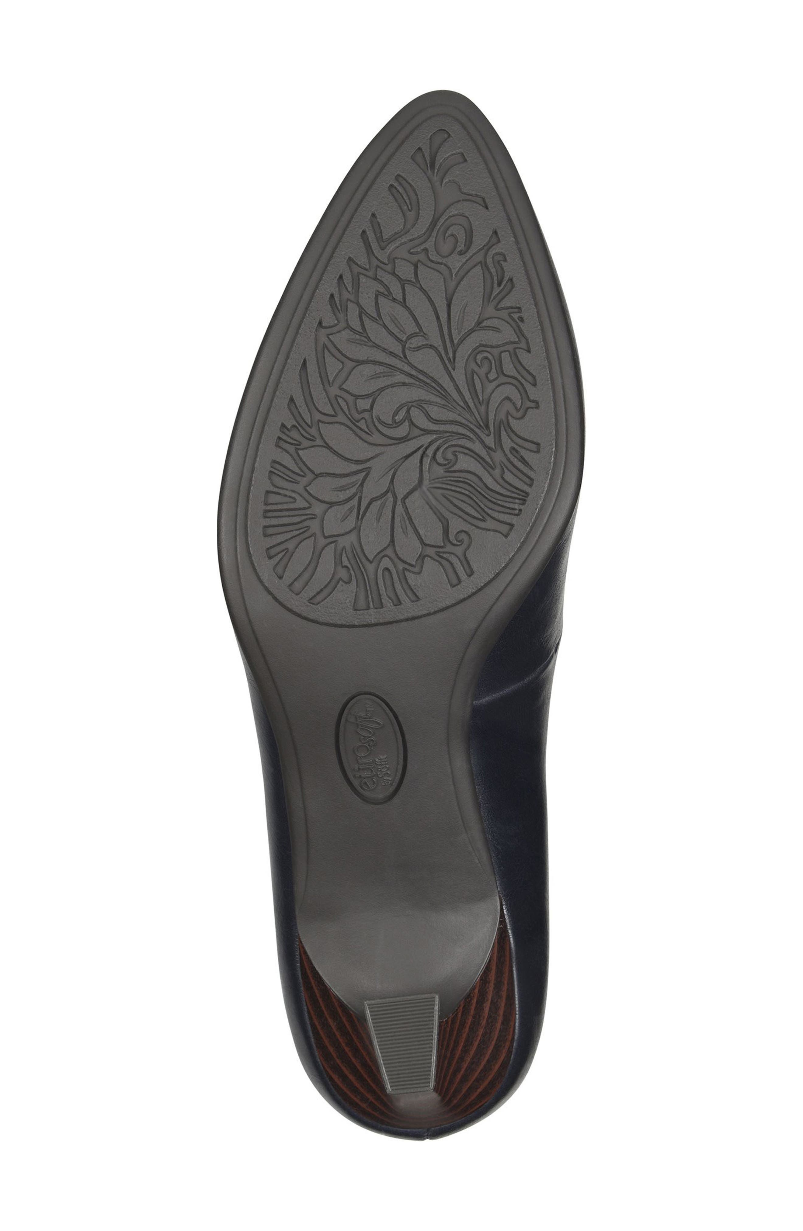 Vero Faux Leather Pump, Alternate, color, NAVY SMOOTH