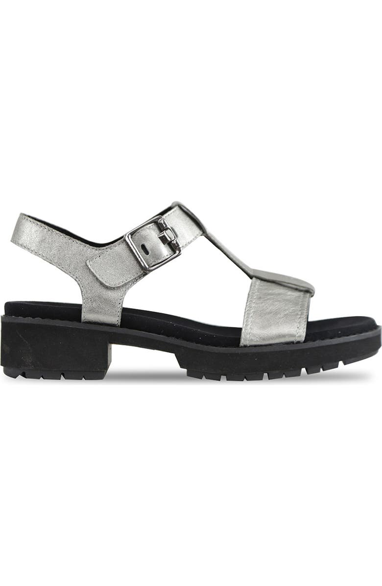 Munro Mel Sandal, Alternate, color, Silver Met