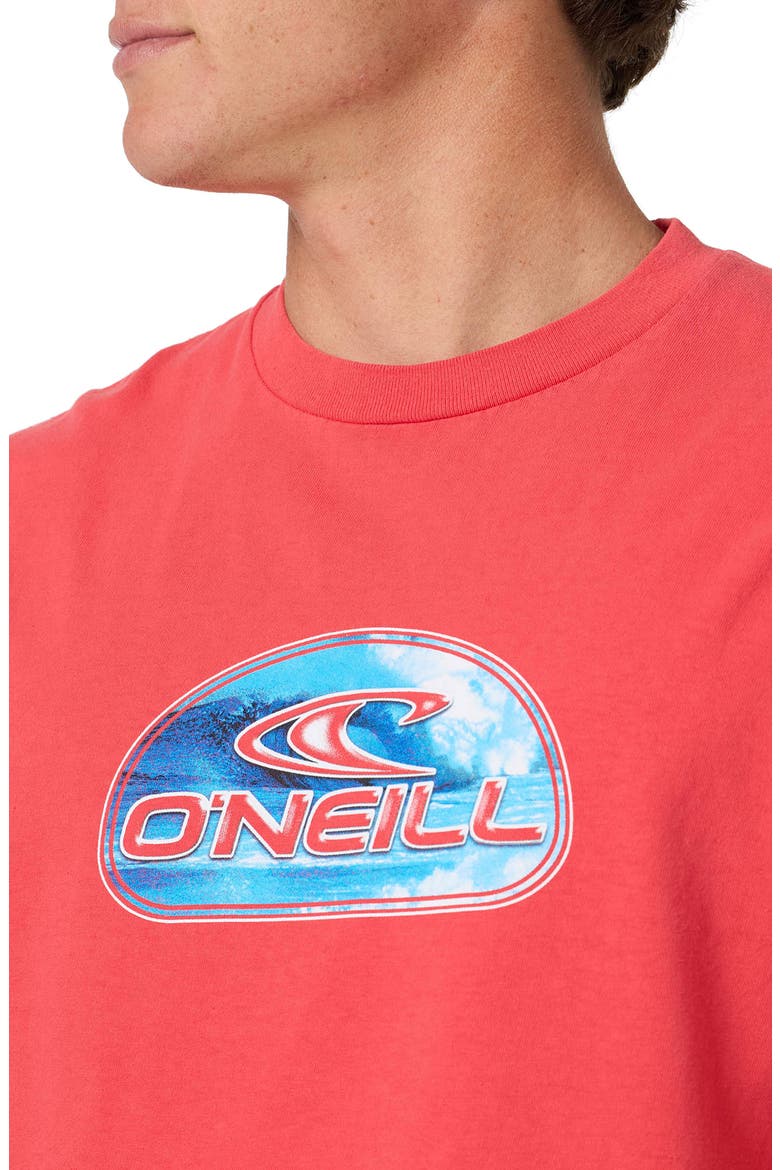 Reef Break Graphic T-Shirt, Alternate, color, LAVA RED